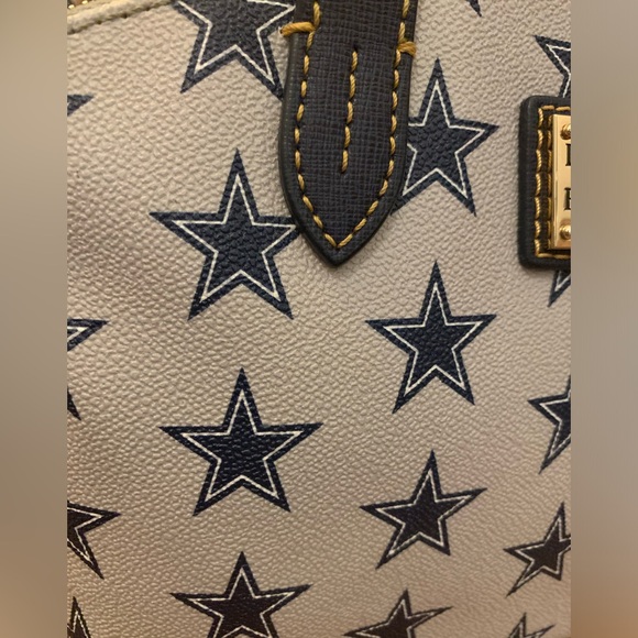 EUC Dooney & Bourke NFL Cowboys Ruby Mini Satchel Crossbody - Picture 5 of 14